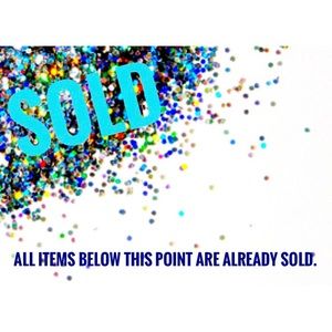 SOLD - All items below are already sold.